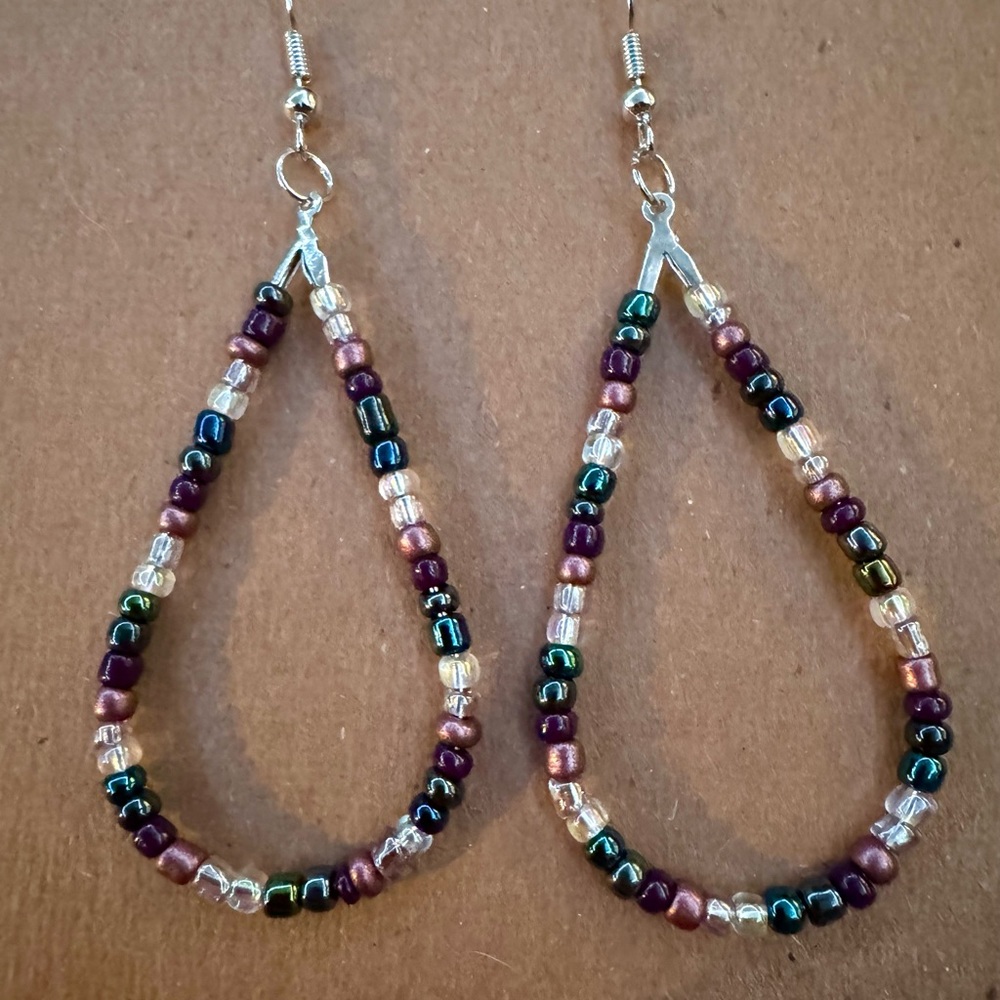 Handmade Seed Bead Earrings